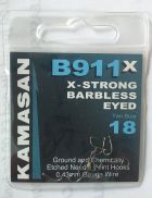 KAMASAN B911X X-STRONG BARBLESS EYED SIZE 18